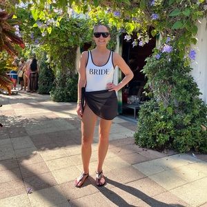 WeWoreWhat Bride Bathing Suit